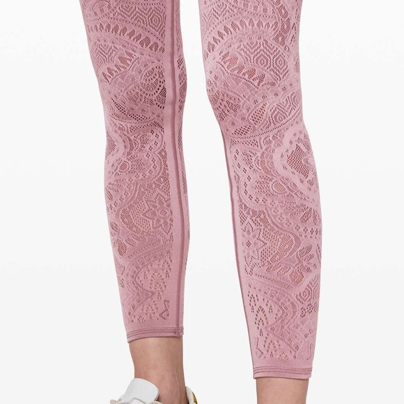 Lululemon Pink Zen Reveal Leggings - Picture 3 of 9